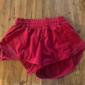 Size 2 Red Lululemon Hotty Hots